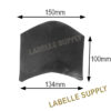 Heel Covers Black - LaBelle Supply