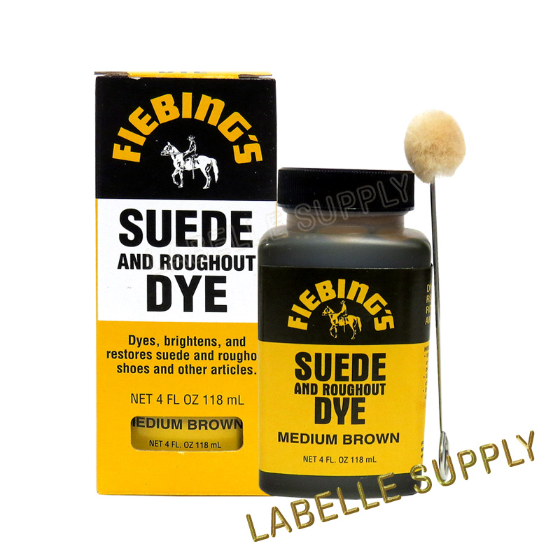 Fiebing's Suede Dye - Recolor, Brighten and Restore Suede and Rough-Out  Leather - Navy Blue