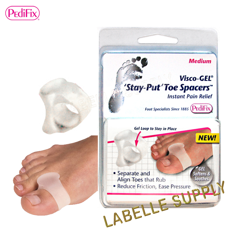 160813804 PediFix Visco-GEL ‘Stay-Put’ Toe Spacers P27 - LaBelle Supply