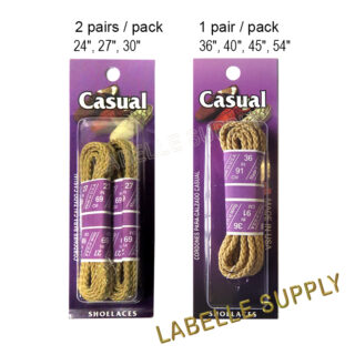 Casual Braided Round Laces- LaBelle Supply