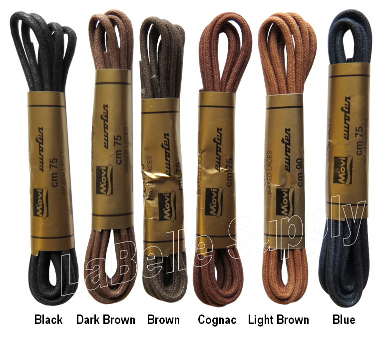 212862030 Movi Waxed Round Laces Colours - LaBelle Supply