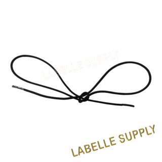 220500027 Elastic Laces Black Bulk - LaBelle Supply