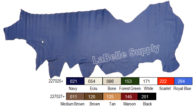 Garment and Upholstery Trophy Leather Skins - LaBelle Supply