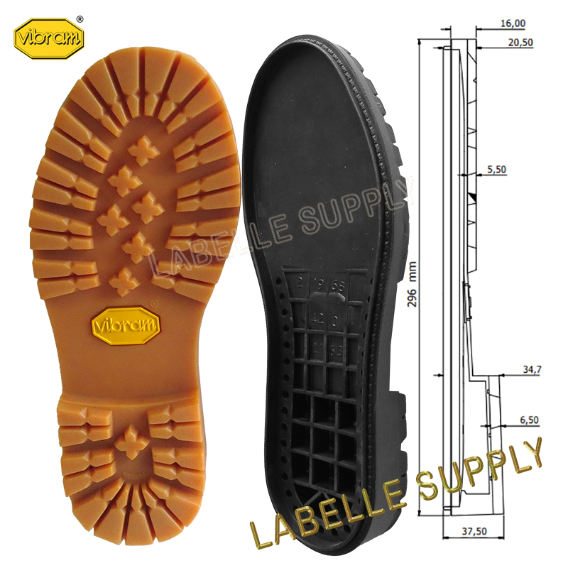 296019137 Vibram 2153 Full Soles 2 colours - LaBelle Supply
