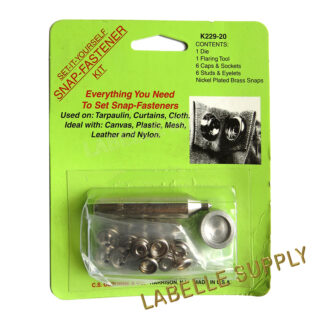#20 Card Snap-Fastener Kit - LaBelle Supply